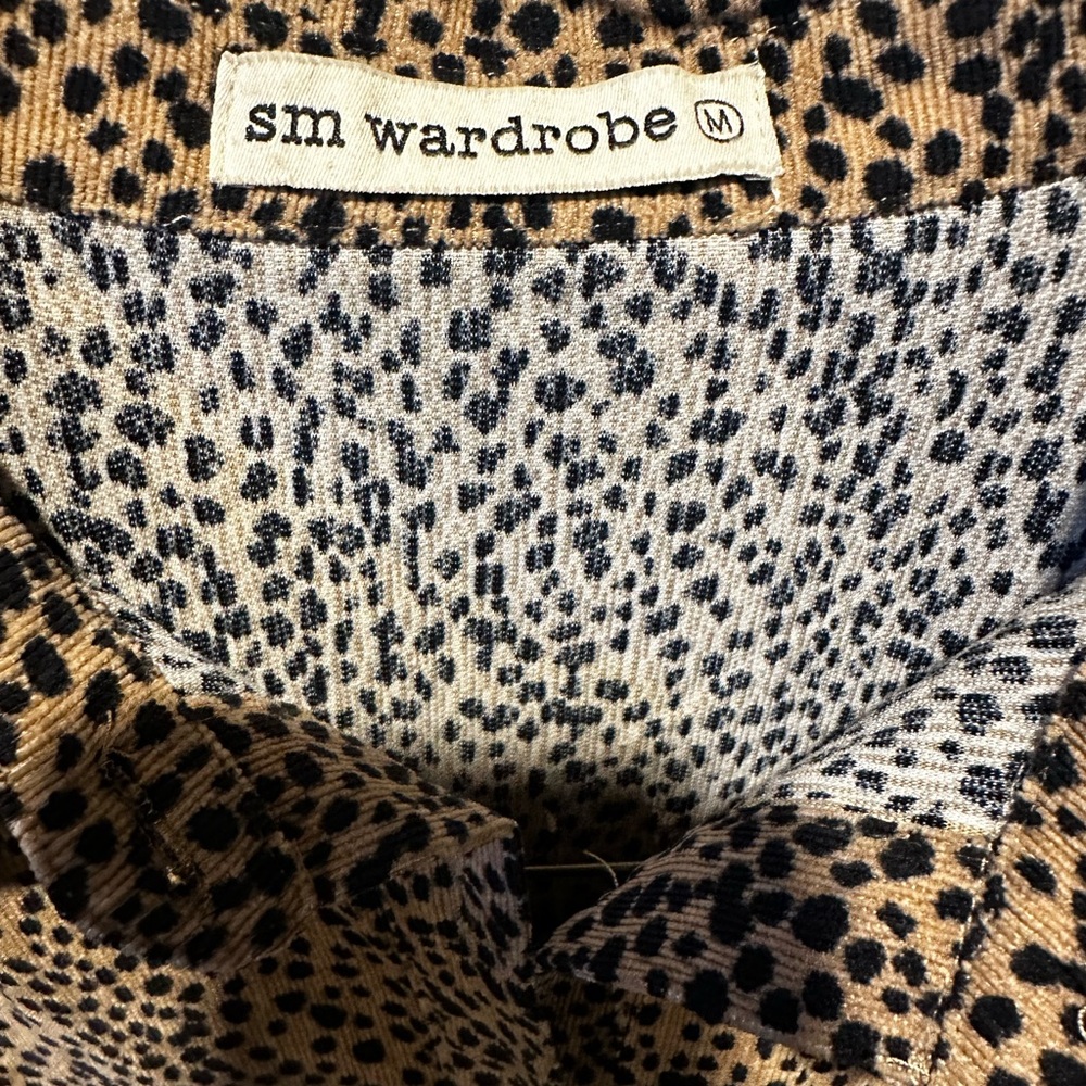 Leopard Print Button-Up Top - image 4